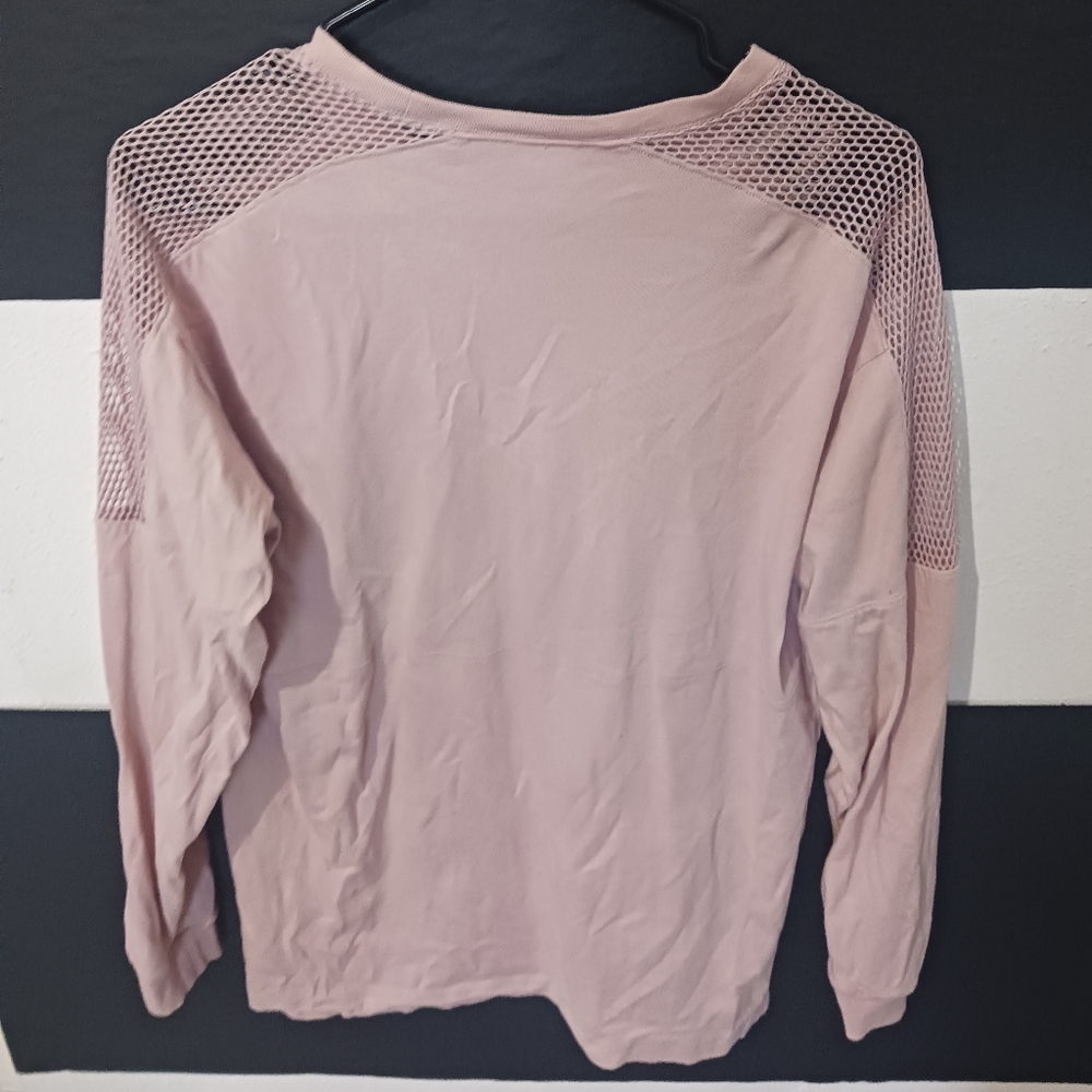 PINK Victoria's Secret Women doggie mesh long sleeve shirt - Picture 4 of 7